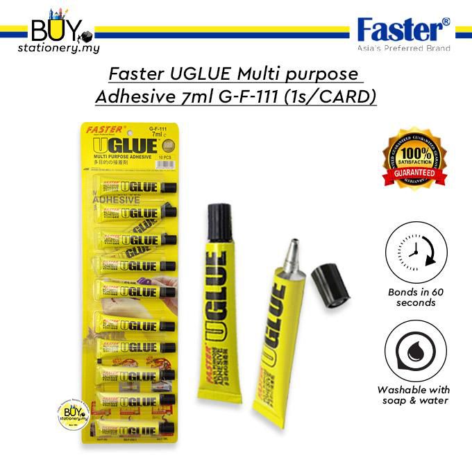 Faster UGLUE Multipurpose Glue 7ml G-F-111 -(1s/CARD)