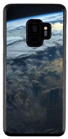 غطاء حماية واقٍ لهاتف سامسونج جالاكسي S9 أزرق / بيج