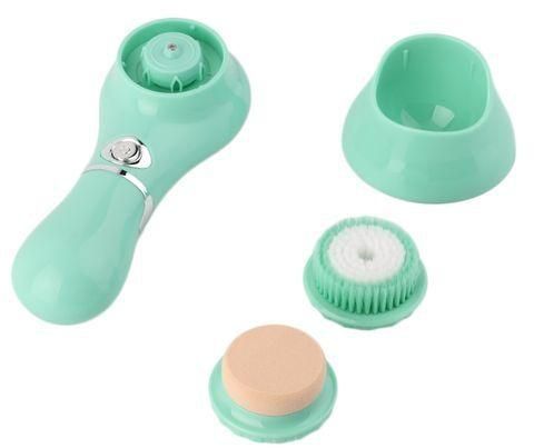 Generic Face Body Electric Clean Hine Facial Wash Brush/Sponge Massager + Pedestal (Intl)