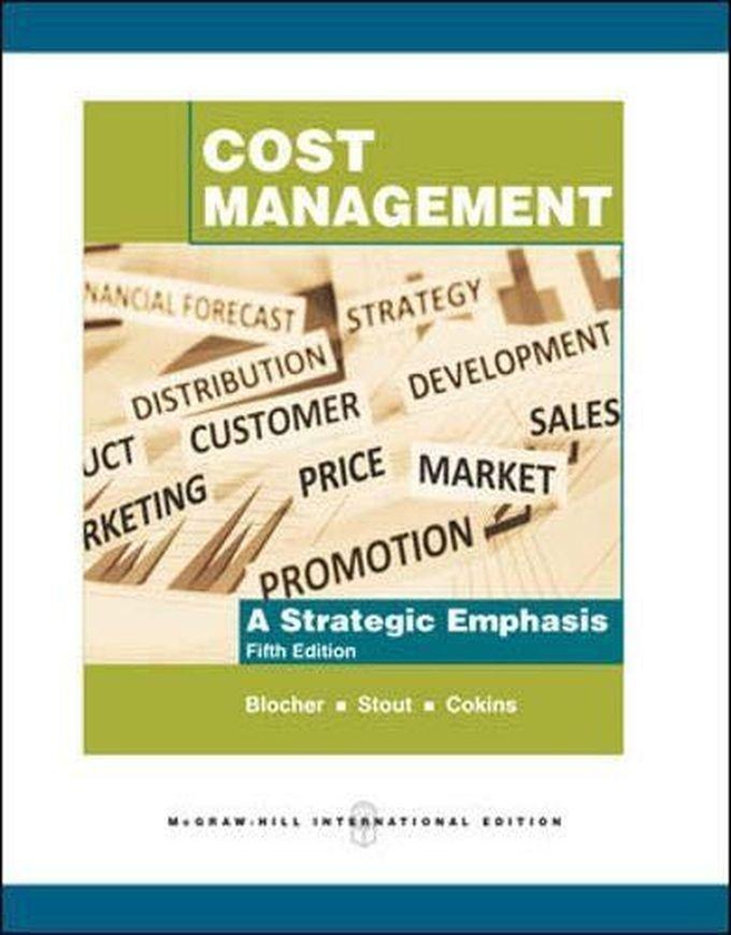 Mcgraw Hill Cost Management: A Strategic Emphasis ,Ed. :5