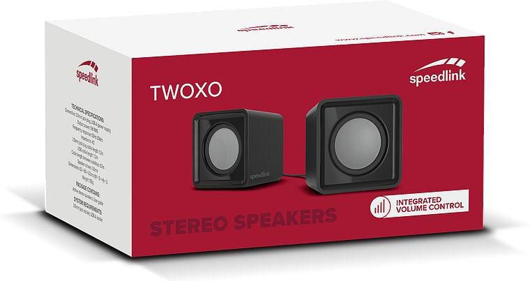 Speedlink 810004-BK Twoxo Stereo Speakers - Black