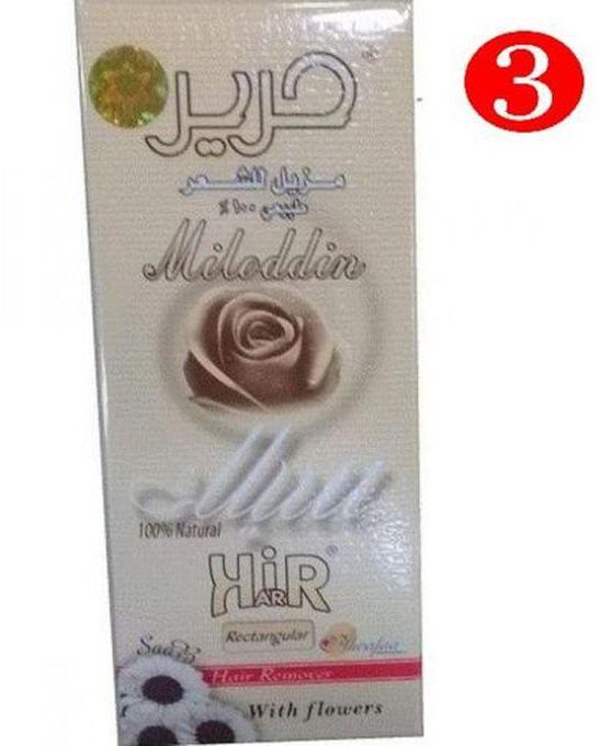 Harir سويت مزيل الشعر الطبيعى رائحة الورد 3قطع