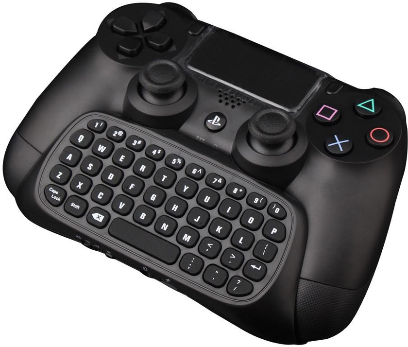 Bluetooth Mini Wireless Keyboard Chatpad Keypad For Sony PlayStation 4 Controller