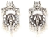 Shining Diva Fashion Latest Stylish Traditional Oxidised Silver Necklace Jewellery Set for Women (13126s)