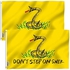 ANLEY Pack of 2 Fly Breeze 3x5 Foot No Step On Snek Flag - Vivid Color and UV Fade Resistant - Canvas Header and Double Stitched - Flags Polyester with Brass Grommets 3 X 5 Ft