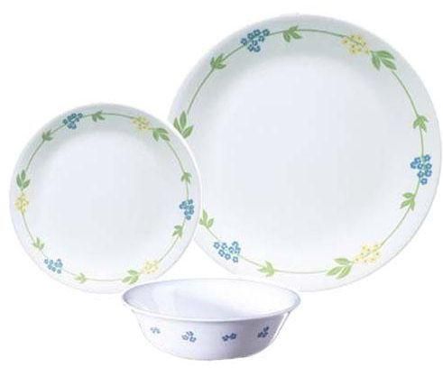 Corelle Vitrelle Glass Secret Garden Dinnerware Set - 18 Pieces