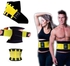 Hot Power Waist Trainer, Body Shapers And Slimming Belt- Yellow
