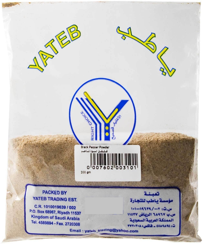 Yateb black pepper powder 200g