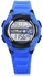 VILAM Digital Sports Watch LED Light Date Day Chronograph Display Wristwatch-BLUE