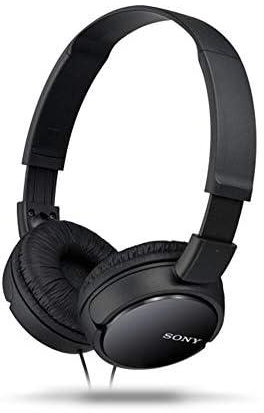 Sony MDR-ZX110AP Extra Bass Smartphone Headphones (Black) Headset