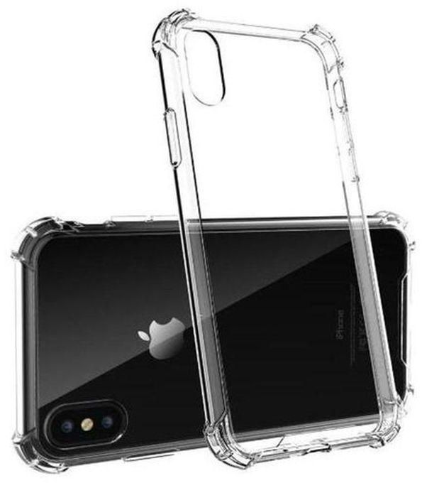 King Kong Armor Case With Hard Back Plate And Soft Bumper For IPHONE X/XS - Clear