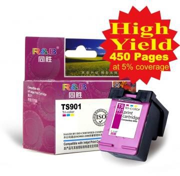 Ink Cartridge 901 Tri-color With HP Officejet J4580/4540/4500/4560/4640 4660/4680