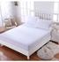 Quilted Mattress Protector Microfiber White 200x90cm