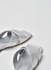 Stylish Elegant Flat Sandals Silver
