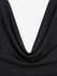 Plus Size Cowl Neck Grommets Strap Plaid Handkerchief Top - M | Us 10
