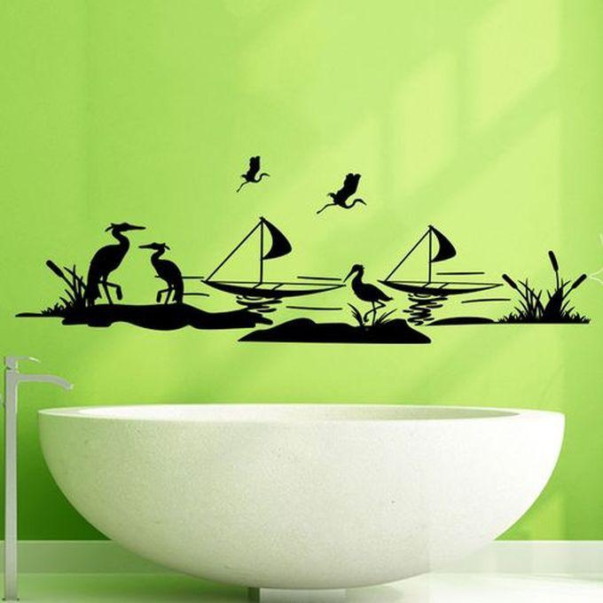 Decorative Wall Sticker - The River And Its Birds
