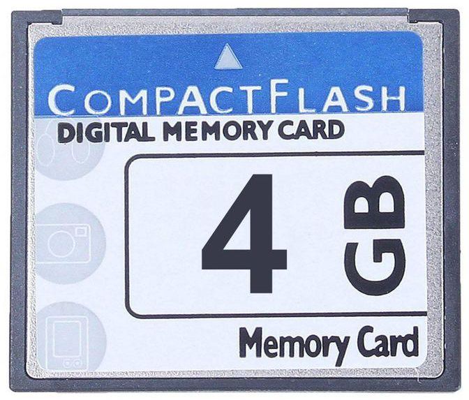 Professional 4GB Compact Flash Memory Card for Camera, Advertising