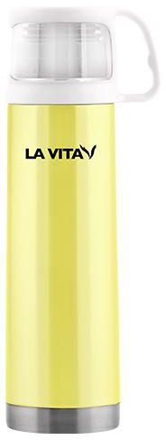 La Vita - Stainless steel Vacuum flask 0.5L - Yellow