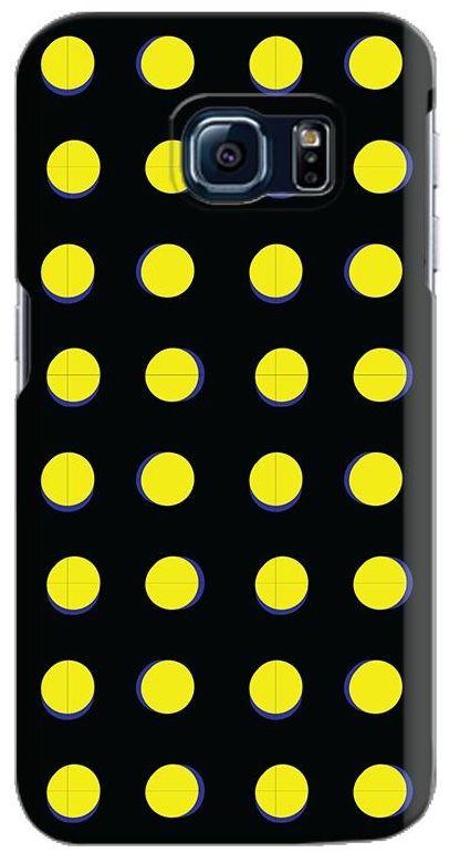 Stylizedd Samsung Galaxy S6 Premium Slim Snap case cover Gloss Finish - Yellow Dots