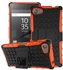 Ozone Two Pieces Anti-slip PC TPU Hybrid Case Shell for Sony Xperia Z5 Compact - Orange