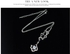 Family jewelry gift love heart diamond zircon charm pendant necklace  earrings set