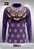 T003 Batik Songket Sublimation Round Neck Long Sleeve Tshirt - 10 Sizes (As Picture)