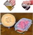 6Pcs/ Set Reusable Universal Silicone Saran Wrap Cover Lids Food Bowl Pot Stretch Kitchen Vacuum Seal Bowls