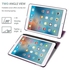جراب ProCase iPad 2 3 4 (الطراز القديم) - جراب نحيف للغاية وخفيف الوزن مع غطاء خلفي ذكي بلوري شفاف لجهاز Apple iPad 2 / iPad 3 / iPad 4 - أرجواني