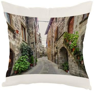 Painting Printed Pillow Cover Multicolour 45x45cm