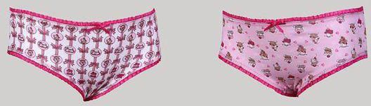 Cottonil Girls Bundle Of Two Underwear - Pink
