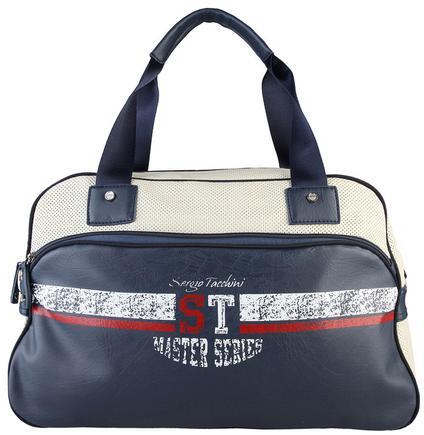 Tacchini Travel Bag (Large) - Blue/White