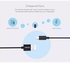 USB Type C Fast Charging Cable 1M 3A Fast Power Data Deliver Compatible With Samsung Galaxy S22 S21 S10 S9 S8 S20 Plus A3 A5 Note 20 10 Huawei P30 P20 Lite Mate 20 Pro(WHITE)
