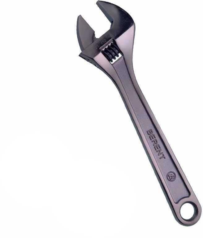 Berent BT2004 Black Nickel Adjustable Wrench