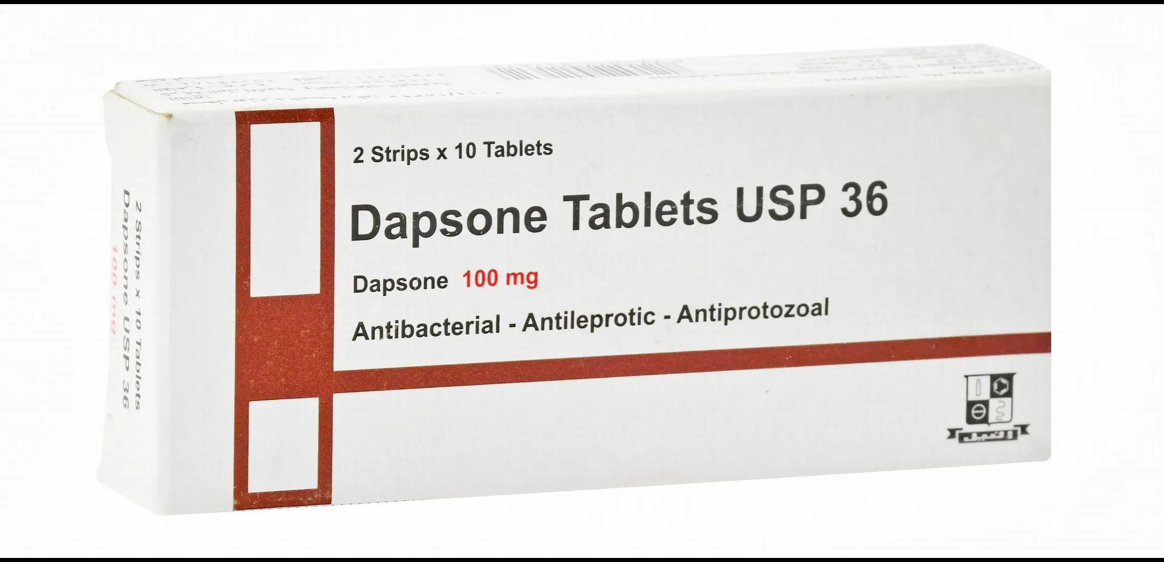Dapsone | Dermatitis 100mg | 20 Tabs