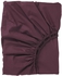 ULLVIDE Fitted sheet - deep red 180x200 cm