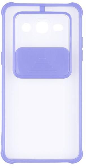 SAMSUNG GALAXY J2 PRIME G530 - Anti Shock Clear Cover With Colored Frame And Camera Slider