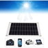 لوحة شمسية متعددة البلورات بقدرة 20 واط | مجموعة الواح شمسية مرنة | لوحة شمسية كهروضوئية | شاحن لوحة شمسية محمول مع واجهة USB مزدوجة | مثالي للقارب والسيارة والدراجات النارية