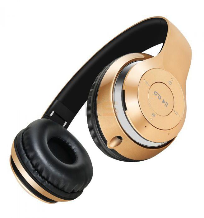 Sound Intone BT-09 Wireless Bluetooth 4.0 Stereo Headsets with Mic Support TF Card FM Radio Gold
