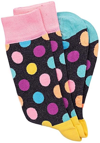 KaranSecret Multicolour with Big polka Dot Happy socks