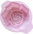 Rose Shaped Silicone Cake Mould Pink 16 x 12.5cm