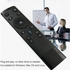 Wireless Remote Control With USB Receiver Voice Input For Smart TV Android TV Box HTPC PC Projector Black