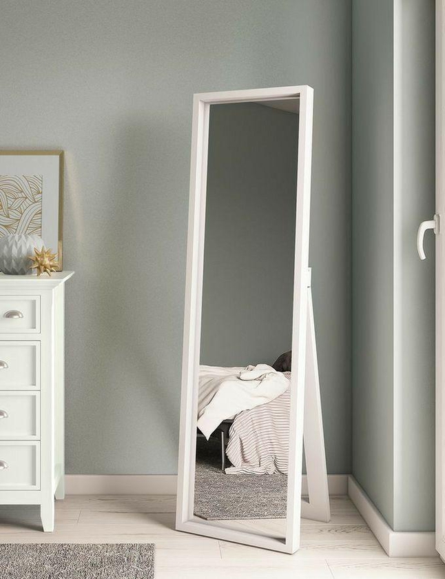 Mirror White Color With Stand