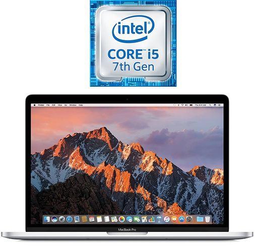 Apple MacBook Pro 13 (Mid 2017) - Intel Core i5 - 8GB RAM - 256GB SSD - 13.3" Retina Display - Intel GPU - macOS - Silver - English Keyboard