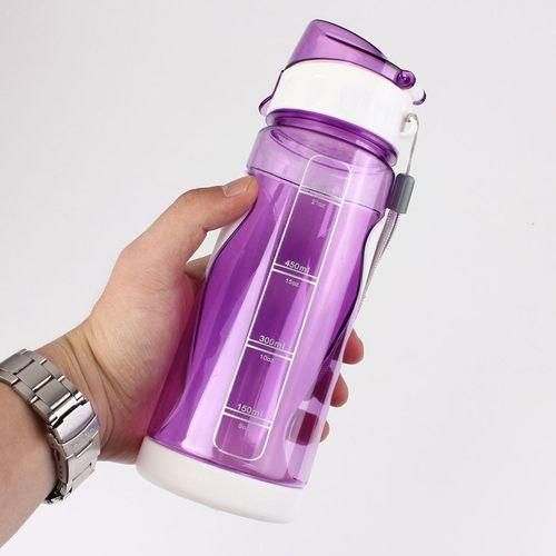 Portable Gift Fruit Water Bottle Drinkware - 700ml - Purple