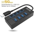 Wavlink 4 Port USB 3.0 Hub with Individual Power Switches and LEDs