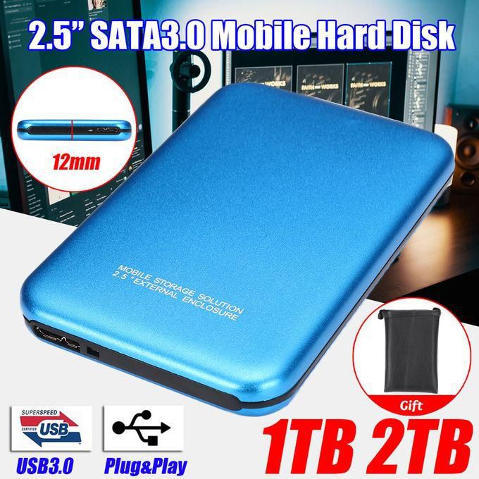 500GB/1TB/2TB USB 3.0 External Hard Disk 2.5'' SATA Portable Mobile Hard Drive Storage Devices For Win 7/8/10 OS 2TB