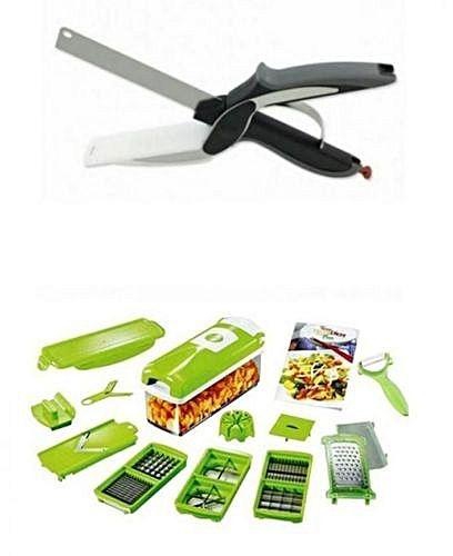 Jumia Clever Food Cutter + Nicer & Dicer Plus