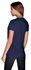 Creo Beyonce Celebrity Hush V Neck T-Shirt for Women - XL, Navy Blue