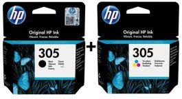 HP 305 Black Original Ink Cartridge 1 + HP 305 Tri Color Original Ink Cartridge 1