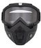 Generic-Modular Mask Detachable Goggles Motorcycle Racing Helmet Protective Face Mask Shield